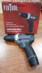 دریل شارژی ارزان قیمت 12 ولت تک باطری فیکس تولز FIXTOOL مدل FT1203